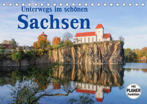 Unterwegs im schönen Sachsen (Tischkalender 2022 DIN A5 quer) von LianeM