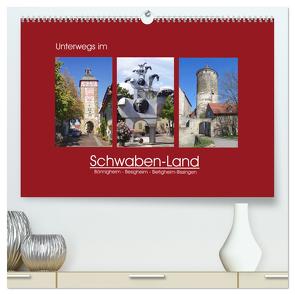 Unterwegs im Schwaben-Land (hochwertiger Premium Wandkalender 2024 DIN A2 quer), Kunstdruck in Hochglanz von Keller,  Angelika