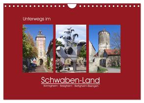 Unterwegs im Schwaben-Land (Wandkalender 2024 DIN A4 quer), CALVENDO Monatskalender von Keller,  Angelika