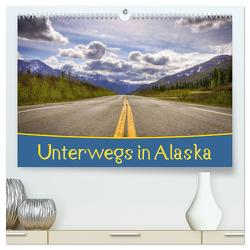 Unterwegs in Alaska (hochwertiger Premium Wandkalender 2024 DIN A2 quer), Kunstdruck in Hochglanz von Wenk,  Marcel