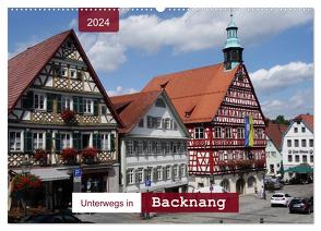 Unterwegs in Backnang (Wandkalender 2024 DIN A2 quer), CALVENDO Monatskalender von Keller,  Angelika