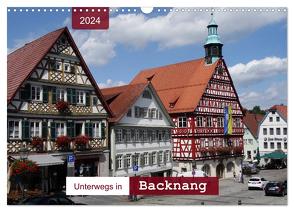 Unterwegs in Backnang (Wandkalender 2024 DIN A3 quer), CALVENDO Monatskalender von Keller,  Angelika