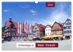 Unterwegs in Bad Urach (Wandkalender 2024 DIN A3 quer), CALVENDO Monatskalender von Keller,  Angelika