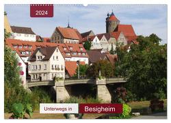 Unterwegs in Besigheim (Wandkalender 2024 DIN A2 quer), CALVENDO Monatskalender von Keller,  Angelika