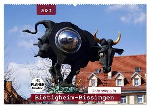 Unterwegs in Bietigheim-Bissingen (Wandkalender 2024 DIN A2 quer), CALVENDO Monatskalender von Keller,  Angelika