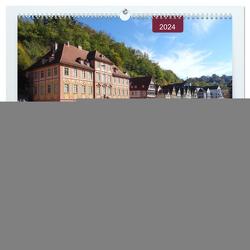 Unterwegs in Calw (hochwertiger Premium Wandkalender 2024 DIN A2 quer), Kunstdruck in Hochglanz von Keller,  Angelika