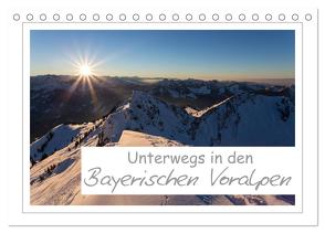Unterwegs in den Bayerischen Voralpen (Tischkalender 2024 DIN A5 quer), CALVENDO Monatskalender von Vonzin,  Andreas