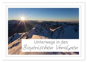 Unterwegs in den Bayerischen Voralpen (Wandkalender 2024 DIN A2 quer), CALVENDO Monatskalender von Vonzin,  Andreas