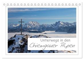 Unterwegs in den Chiemgauer Alpen (Tischkalender 2024 DIN A5 quer), CALVENDO Monatskalender von Vonzin,  Andreas