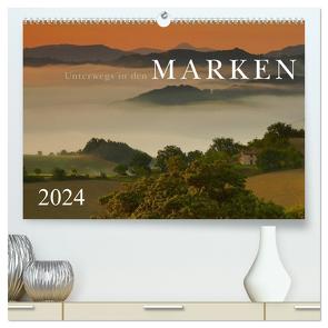 Unterwegs in den Marken (hochwertiger Premium Wandkalender 2024 DIN A2 quer), Kunstdruck in Hochglanz von Maier,  Norbert