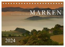 Unterwegs in den Marken (Tischkalender 2024 DIN A5 quer), CALVENDO Monatskalender von Maier,  Norbert