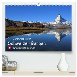 Unterwegs in den Schweizer Bergen – swissmountainview.ch (hochwertiger Premium Wandkalender 2024 DIN A2 quer), Kunstdruck in Hochglanz von André-Huber swissmountainview.ch,  Franziska