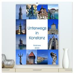 Unterwegs in Konstanz (hochwertiger Premium Wandkalender 2024 DIN A2 hoch), Kunstdruck in Hochglanz von Kattobello,  Kattobello