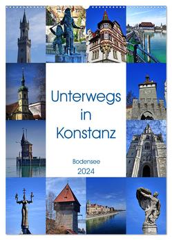 Unterwegs in Konstanz (Wandkalender 2024 DIN A2 hoch), CALVENDO Monatskalender von Kattobello,  Kattobello