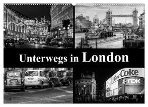 Unterwegs in London (Wandkalender 2024 DIN A2 quer), CALVENDO Monatskalender von Buchspies,  Carina