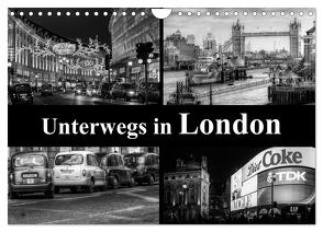 Unterwegs in London (Wandkalender 2024 DIN A4 quer), CALVENDO Monatskalender von Buchspies,  Carina