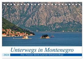 Unterwegs in Montenegro (Tischkalender 2024 DIN A5 quer), CALVENDO Monatskalender von Knezevic,  Dejan