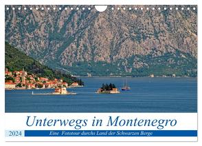 Unterwegs in Montenegro (Wandkalender 2024 DIN A4 quer), CALVENDO Monatskalender von Knezevic,  Dejan