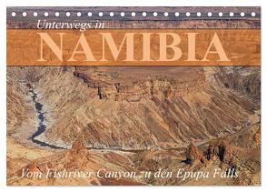 Unterwegs in Namibia- vom Fishriver zu den Epupa Falls (Tischkalender 2024 DIN A5 quer), CALVENDO Monatskalender von Werner Altner,  Dr.