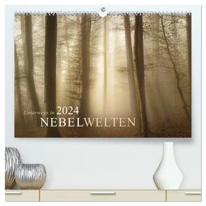 Unterwegs in Nebelwelten (hochwertiger Premium Wandkalender 2024 DIN A2 quer), Kunstdruck in Hochglanz von Maier,  Norbert