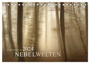 Unterwegs in Nebelwelten (Tischkalender 2024 DIN A5 quer), CALVENDO Monatskalender von Maier,  Norbert