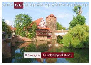 Unterwegs in Nürnbergs Altstadt (Tischkalender 2024 DIN A5 quer), CALVENDO Monatskalender von Keller,  Angelika