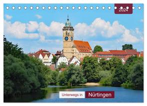 Unterwegs in Nürtingen (Tischkalender 2024 DIN A5 quer), CALVENDO Monatskalender von Keller,  Angelika