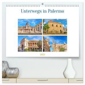 Unterwegs in Palermo (hochwertiger Premium Wandkalender 2024 DIN A2 quer), Kunstdruck in Hochglanz von Schwarze,  Nina