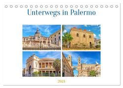 Unterwegs in Palermo (Tischkalender 2024 DIN A5 quer), CALVENDO Monatskalender von Schwarze,  Nina