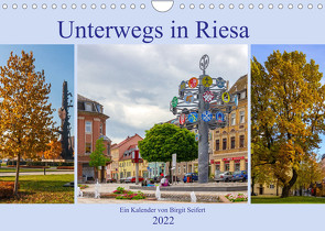 Unterwegs in Riesa (Wandkalender 2022 DIN A4 quer) von Seifert,  Birgit