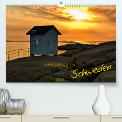 Unterwegs in Schweden (Premium, hochwertiger DIN A2 Wandkalender 2023, Kunstdruck in Hochglanz) von Falke,  Manuela