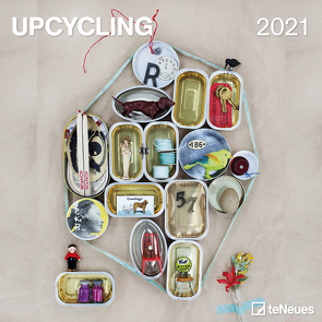 Upcycling 2021 – Wand-Kalender – Broschüren-Kalender – 30×30 – 30×60 geöffnet – Kreativ-Kalender