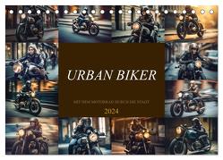 Urban Biker (Tischkalender 2024 DIN A5 quer), CALVENDO Monatskalender von Meutzner,  Dirk