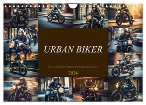 Urban Biker (Wandkalender 2024 DIN A4 quer), CALVENDO Monatskalender von Meutzner,  Dirk