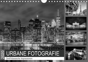 URBANE FOTOGRAFIE Zwölf klassische Impressionen (Wandkalender 2020 DIN A4 quer) von Viola,  Melanie