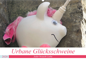 Urbane Glücksschweine – Jeder braucht Liebe (Wandkalender 2020 DIN A2 quer) von piepenbrinck/steckandose,  zwayne/love