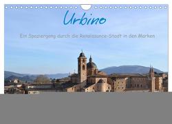 Urbino – Ein Spaziergang durch die Renaissance-Stadt in den Marken (Wandkalender 2024 DIN A4 quer), CALVENDO Monatskalender von Fabri,  Dorlies