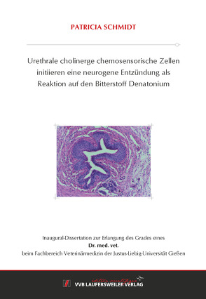 Urethrale cholinerge chemosensorische Zellen initiieren eine neurogene Entzündung als Reaktion auf den Bitterstoff Denatonium von Schmidt,  Patricia