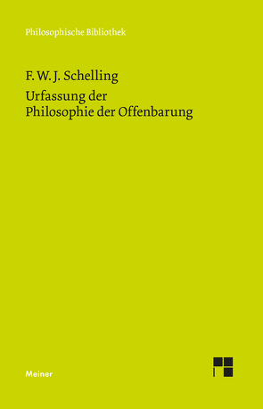 Urfassung der Philosophie der Offenbarung von Ehrhardt,  Walter E., Schelling,  Friedrich Wilhelm Joseph