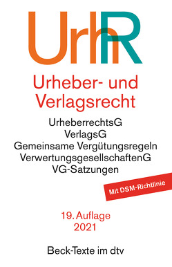 Urheber- und Verlagsrecht von Hillig,  Hans-Peter