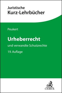 Urheberrecht von Hubmann,  Heinrich, Peukert,  Alexander, Rehbinder,  Manfred