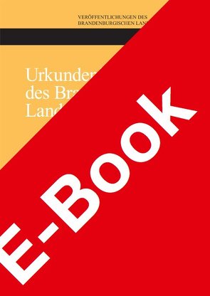 Urkundeninventar des Brandenburgischen Landeshauptarchivs – Kurmark von Beck,  Friedrich