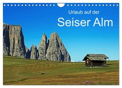 Urlaub auf der Seiser Alm (Wandkalender 2024 DIN A4 quer), CALVENDO Monatskalender von Eppele,  Klaus