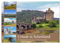Urlaub in Schottland (Tischkalender 2024 DIN A5 quer), CALVENDO Monatskalender von Eppele,  Klaus