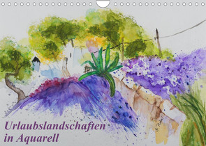 Urlaubslandschaften in Aquarell (Wandkalender 2022 DIN A4 quer) von Rebel,  Gudrun