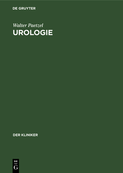 Urologie von Paetzel,  Walter