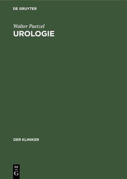 Urologie von Paetzel,  Walter