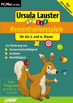 Ursula Lauster: Neue Konzentrationsspiele für die 3. und 4. Klasse von Lauster,  Ursula