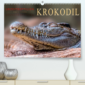 Urzeitreptilien – Krokodil (Premium, hochwertiger DIN A2 Wandkalender 2020, Kunstdruck in Hochglanz) von Roder,  Peter