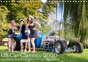 US Car Classics 2020 – Klassische amerikanische Autos und PinUp Girls (Wandkalender 2020 DIN A4 quer) von Suhl,  Michael